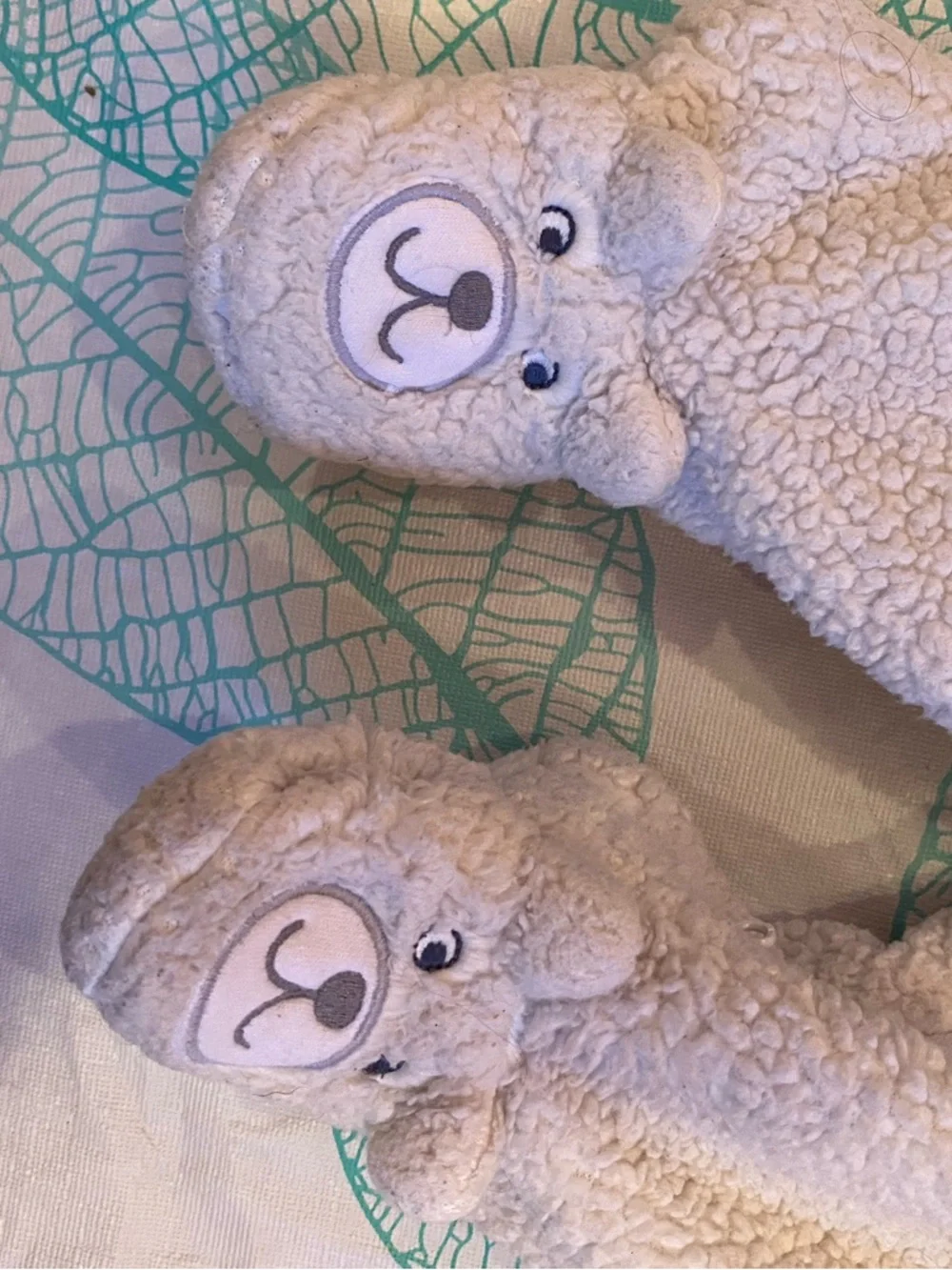 Carter's Cream Sherpa Hooded Footed One-Piece with Striped Lining - Picture 3 of 9